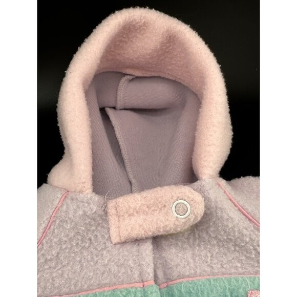 Cabbage Patch Kids Beans Bottom Babies Fleece Sleep Sack Purple 1980s Vtg Coleco - Picture 3 of 11